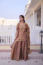Noorvana Premium Designer Kurti Sharara Dupatta Set – 2026 Collection