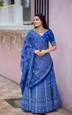 Noorvana Bandhani Printed Lehenga Choli Set