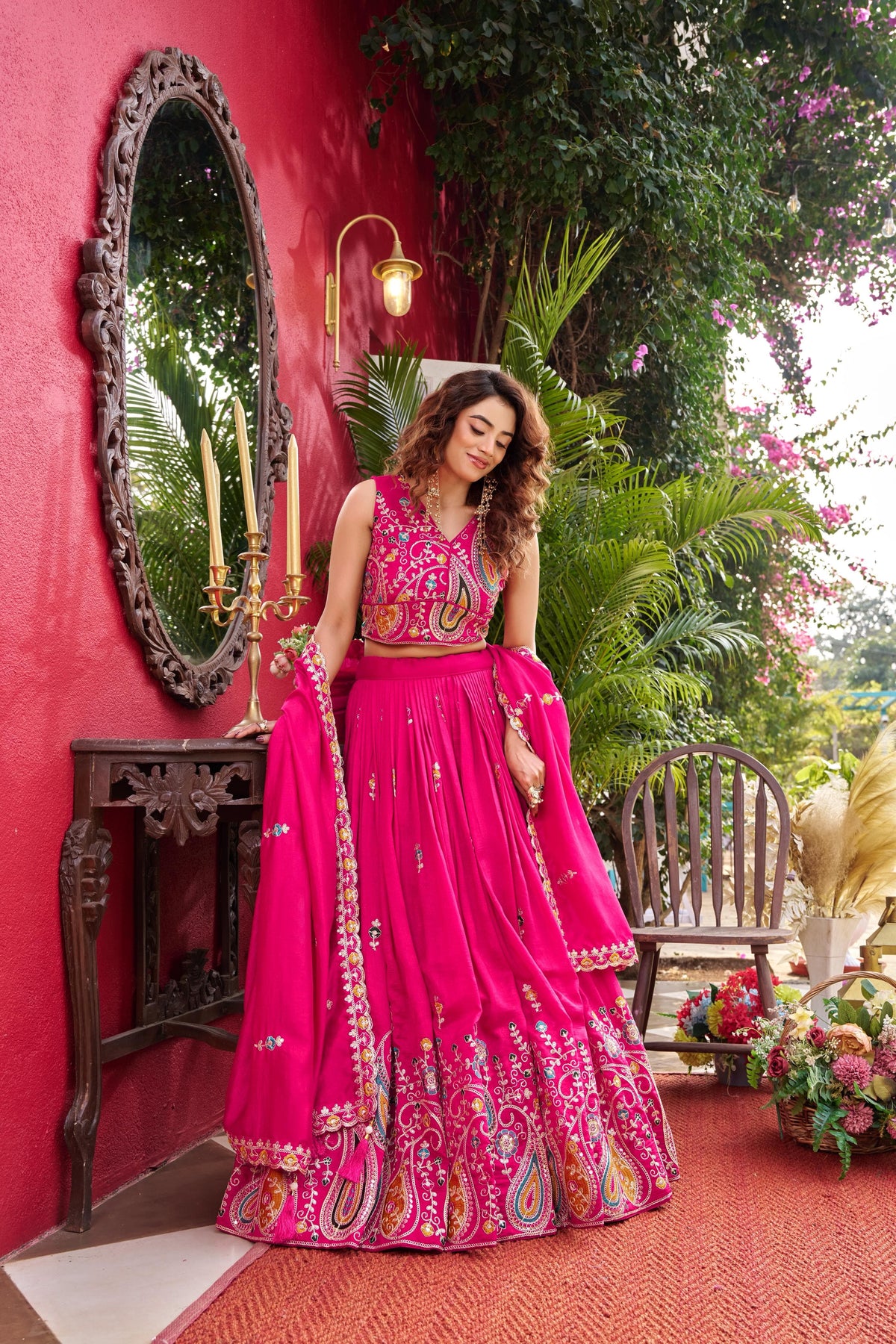 Noorvana Wedding Collection Embroidered Lehenga Choli Set