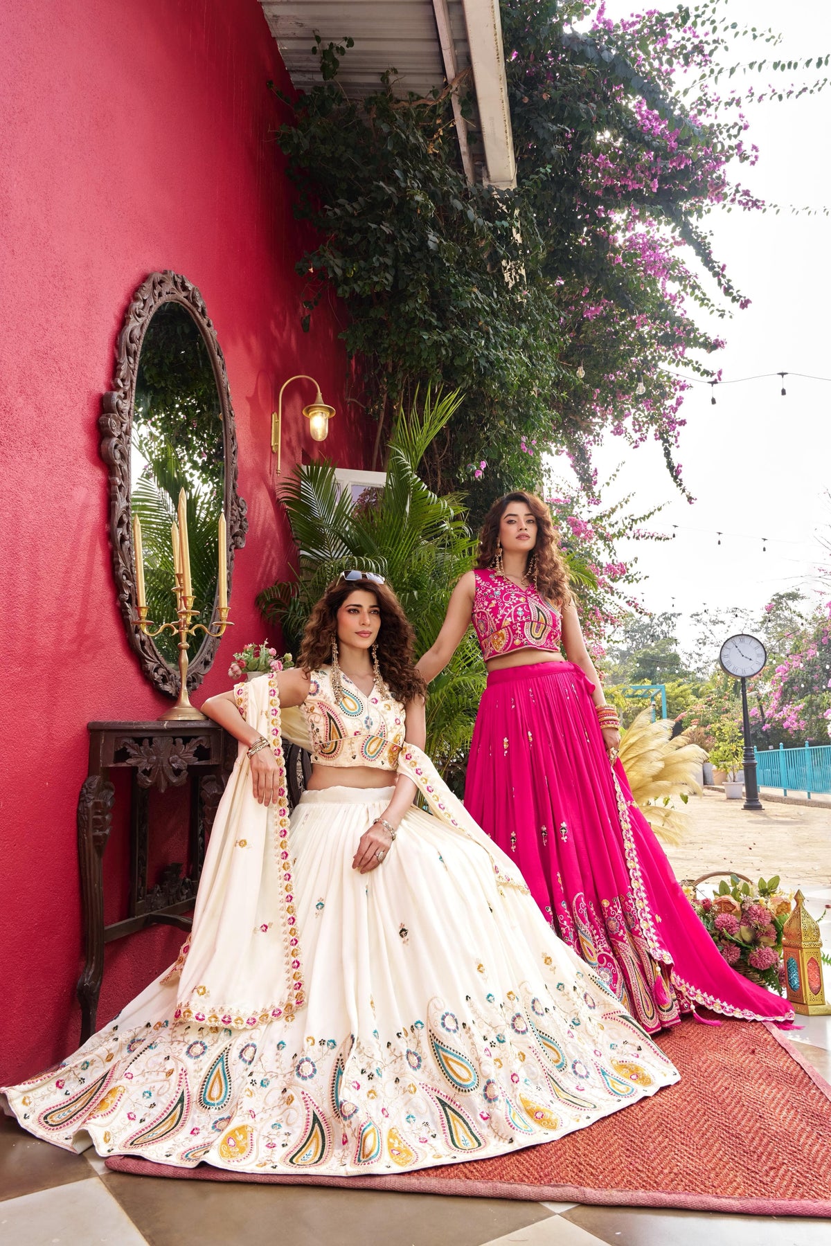 Noorvana Wedding Collection Embroidered Lehenga Choli Set