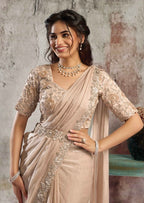 Elegant Peach Signature Drape Edit
