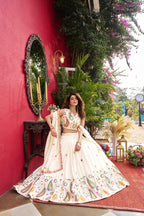 Noorvana Wedding Collection Embroidered Lehenga Choli Set