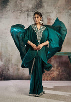 Peacock Green Signature Drape Edit