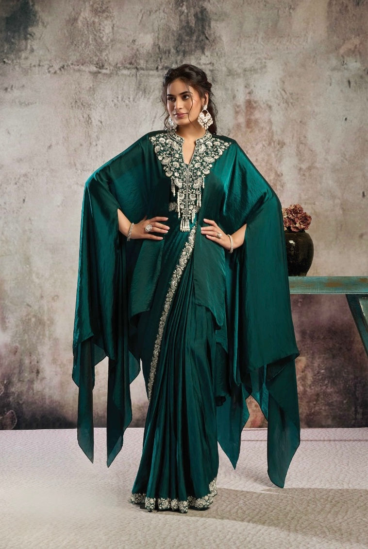 Peacock Green Signature Drape Edit