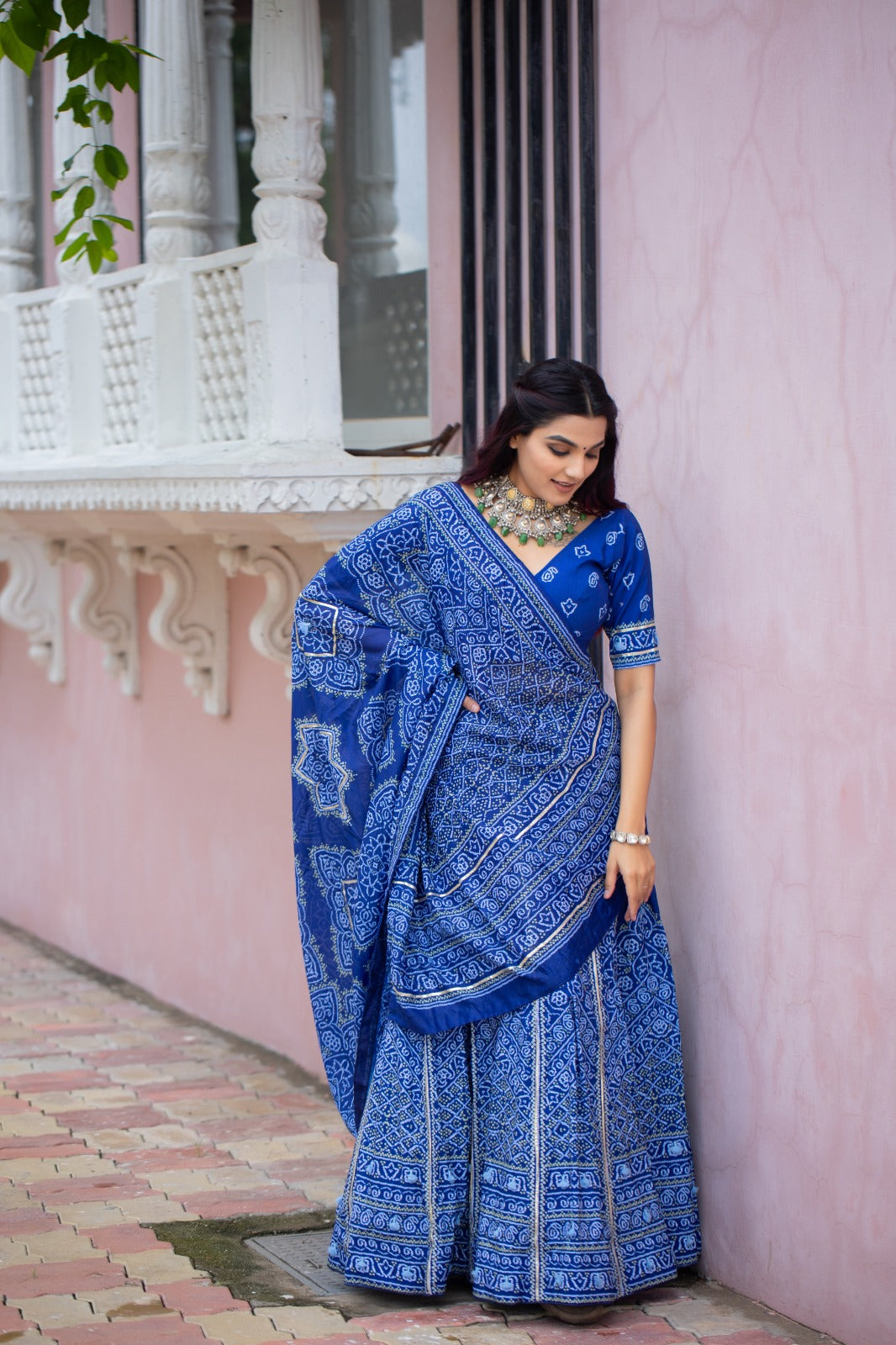 Noorvana Bandhani Printed Lehenga Choli Set