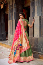 Festive Pink Noorvana Paithani Royale Lehenga