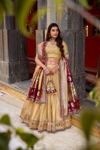 Heritage Green Noorvana Paithani Royale Lehenga