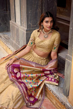 Heritage Green Noorvana Paithani Royale Lehenga