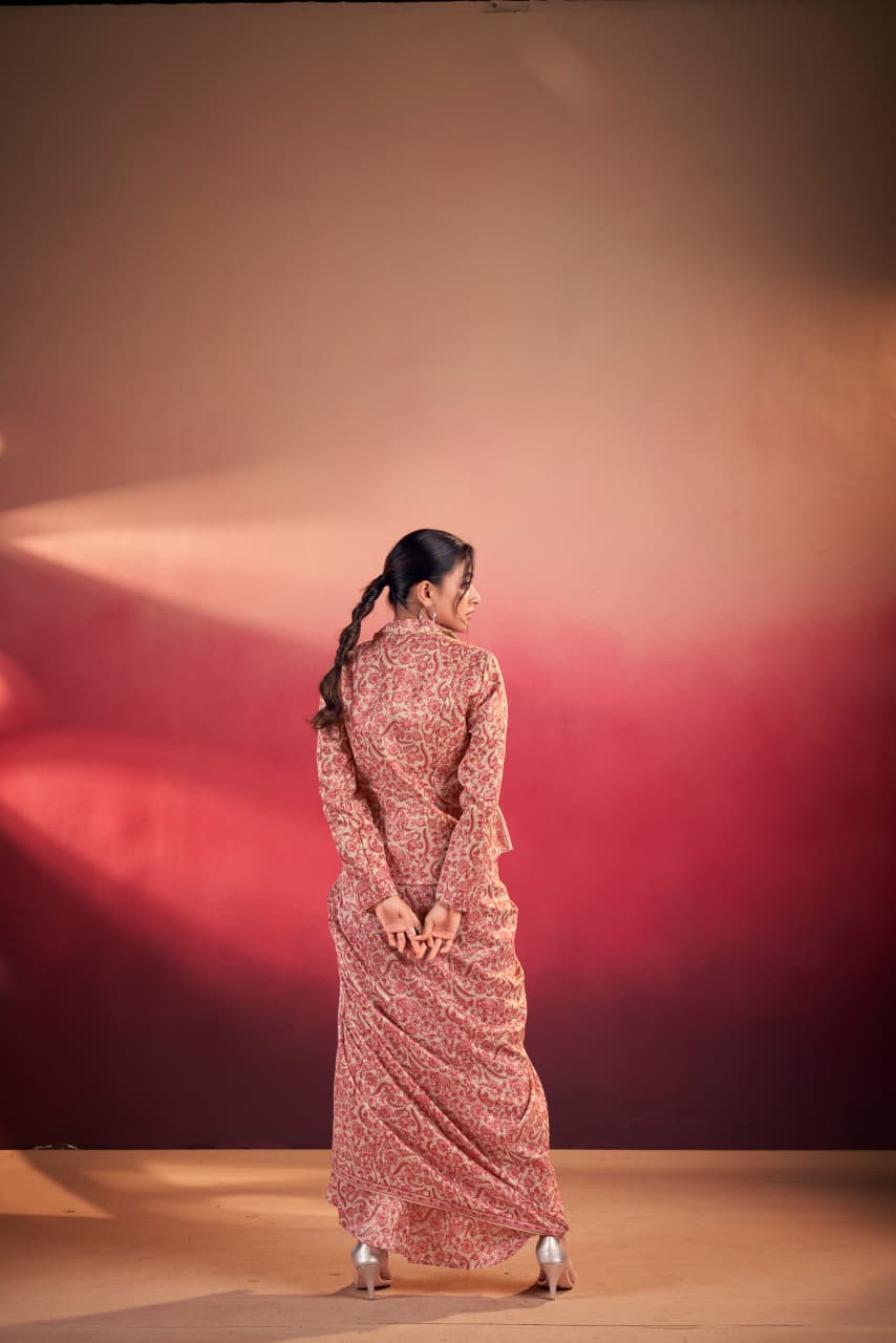 Boho Sanskriti Edit Rose Blush - Indo Western
