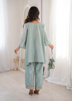 Sky Blue  Festive Edit Mirror Muse Set