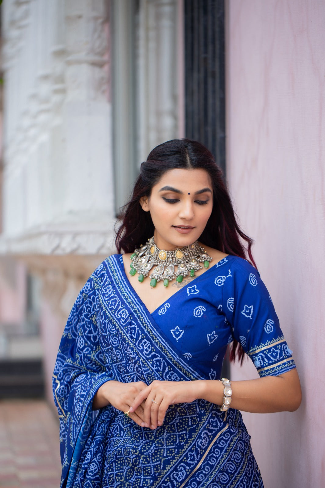Noorvana Bandhani Printed Lehenga Choli Set