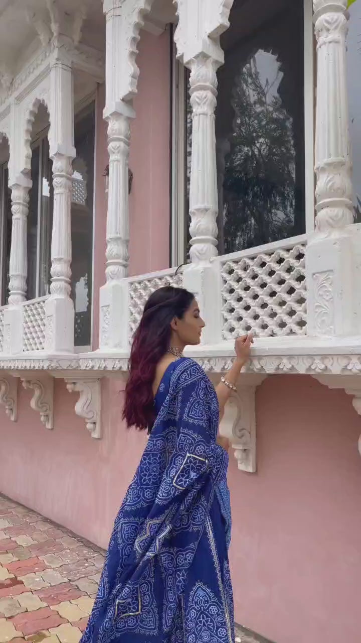 Noorvana Bandhani Printed Lehenga Choli Set