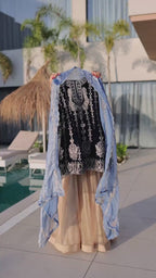 Premium Velvet Top Pant Dupatta Set